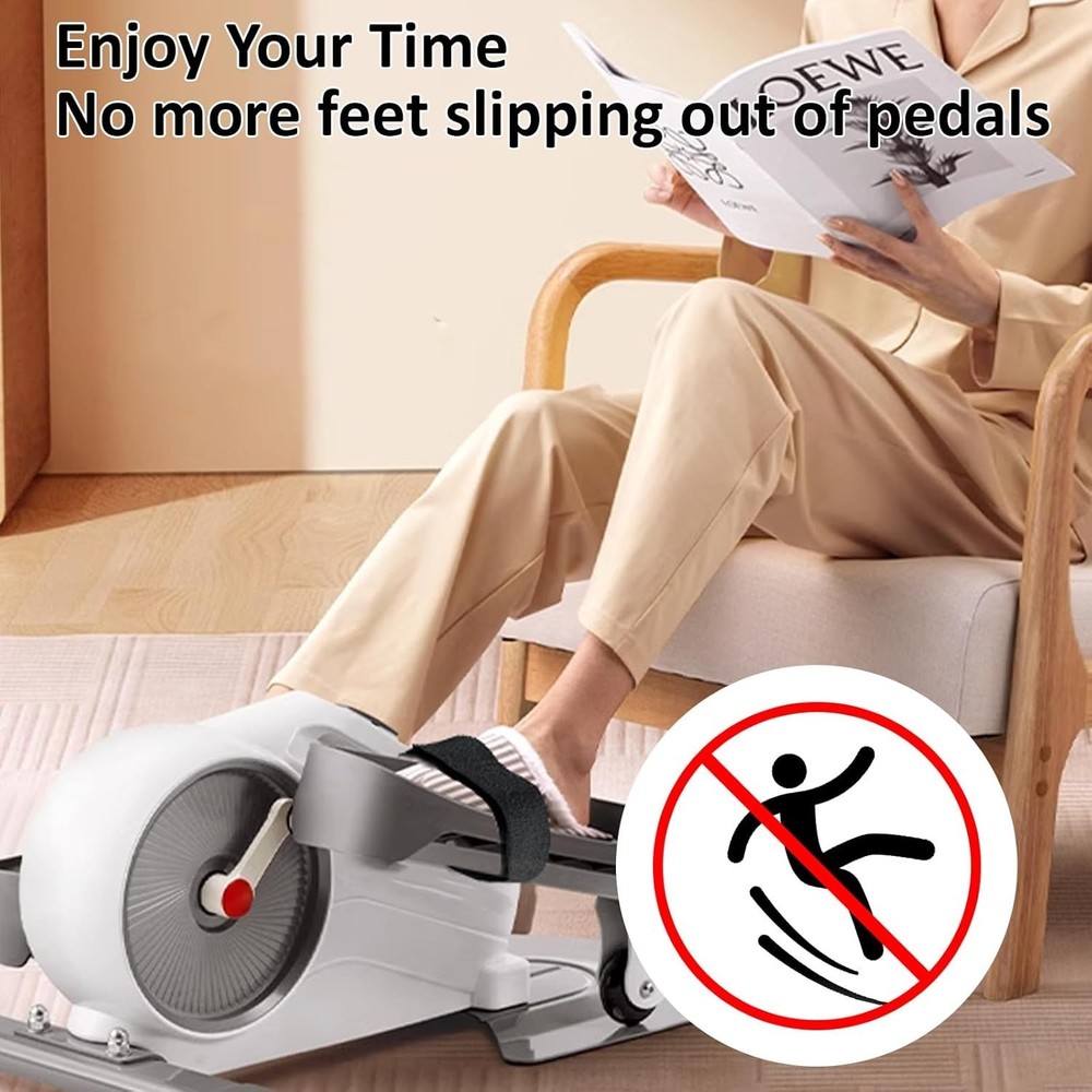 4 Pack Pedal Straps for Under Desk Exercise Machines - Easy & Reliable