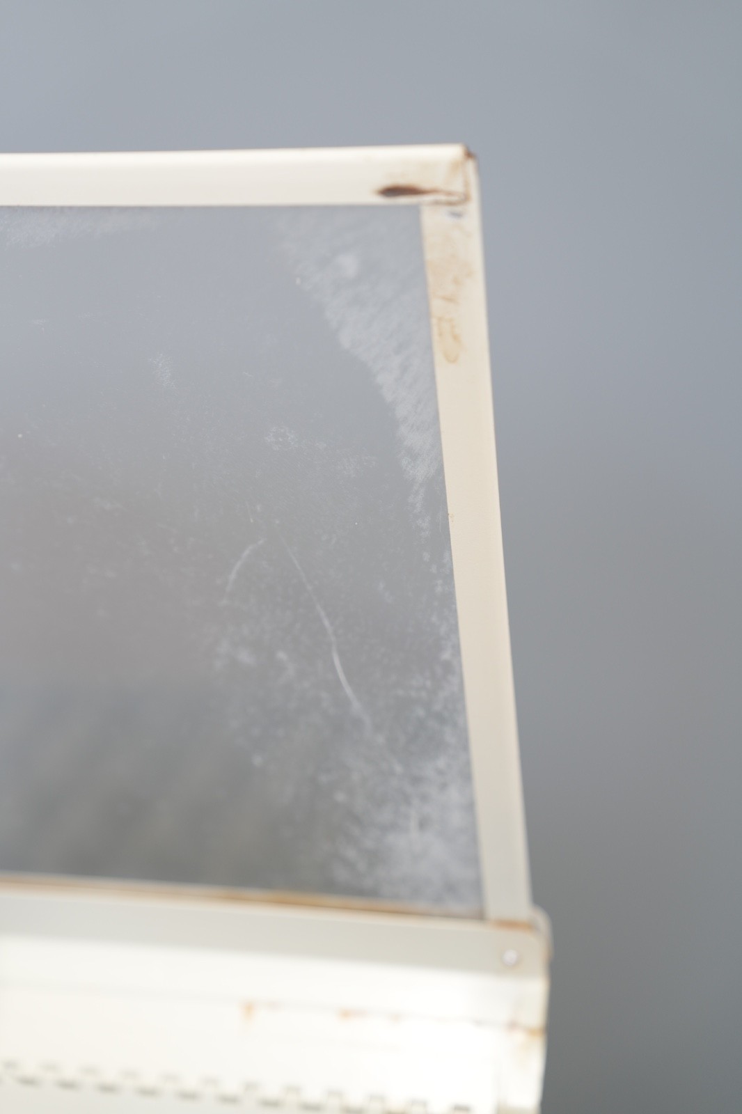 Vintage Marx Paint Brush Store Counter Display Case Antique Metal Cabinet