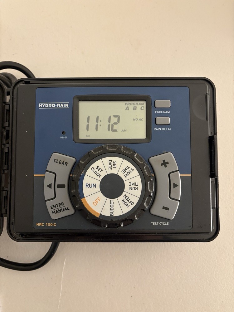 Hydro-Rain Sprinkler Irrigation Controller Timer 12 Stations HRC-100C 04052