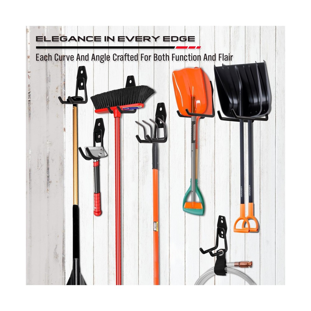 Garage Tool Storage Wall Hook Assortment Set: 15PCS Heavy Duty Larg... Fast Ship
