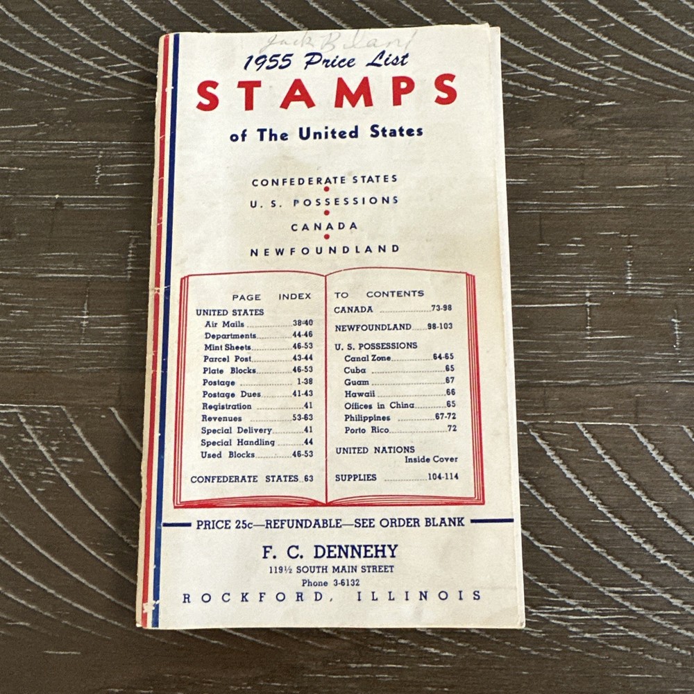 1955 Price List For Stamps Of The United States-Paperback