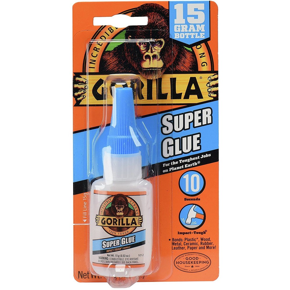 Gorilla Super Glue: 15g bottle (Clear)