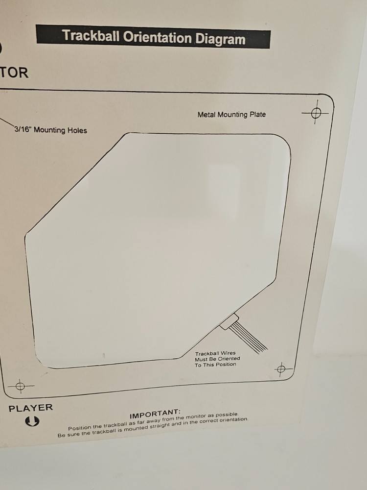 TRACKBALL INSTALLATION TEMPLATES INSTALLATION MANUAL