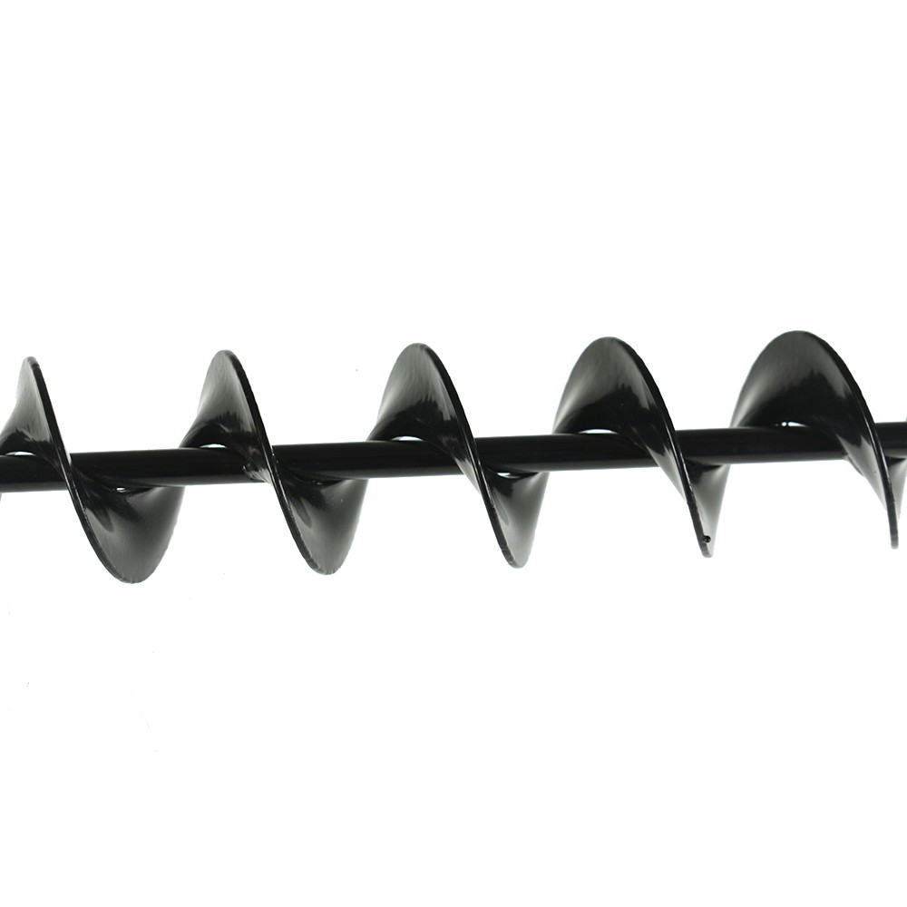 Earth Auger Drill Bit 2 x 24 Black Garden Post Hole Digger