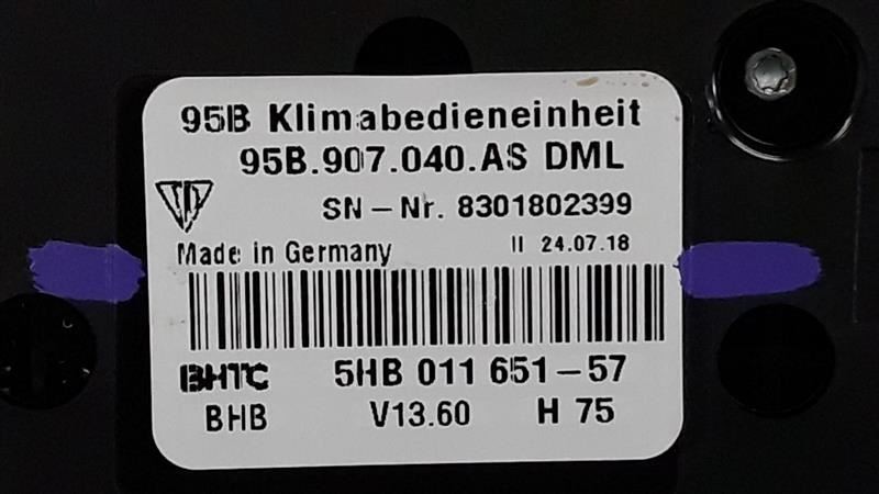 18 PORSCHE MACAN GTS 95B FRONT FLOOR CENTER CONSOLE MULTIFUNCTION CONTROL PANEL