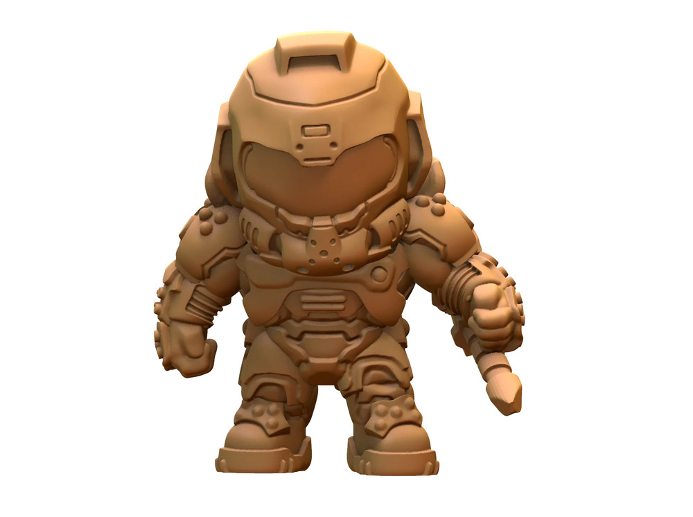 Capsule Chibi - Doomed Marine