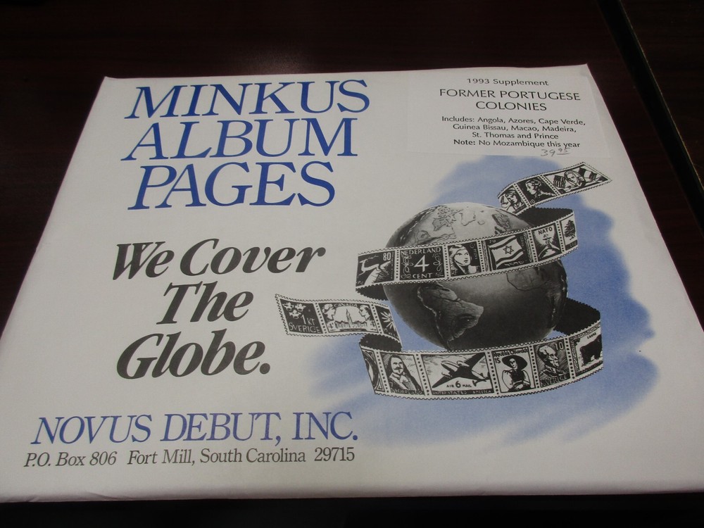 "MINKUS"1993  SUPPLEMENT FORMER PORTUGESE COLONIES   W/FREE SHP.
