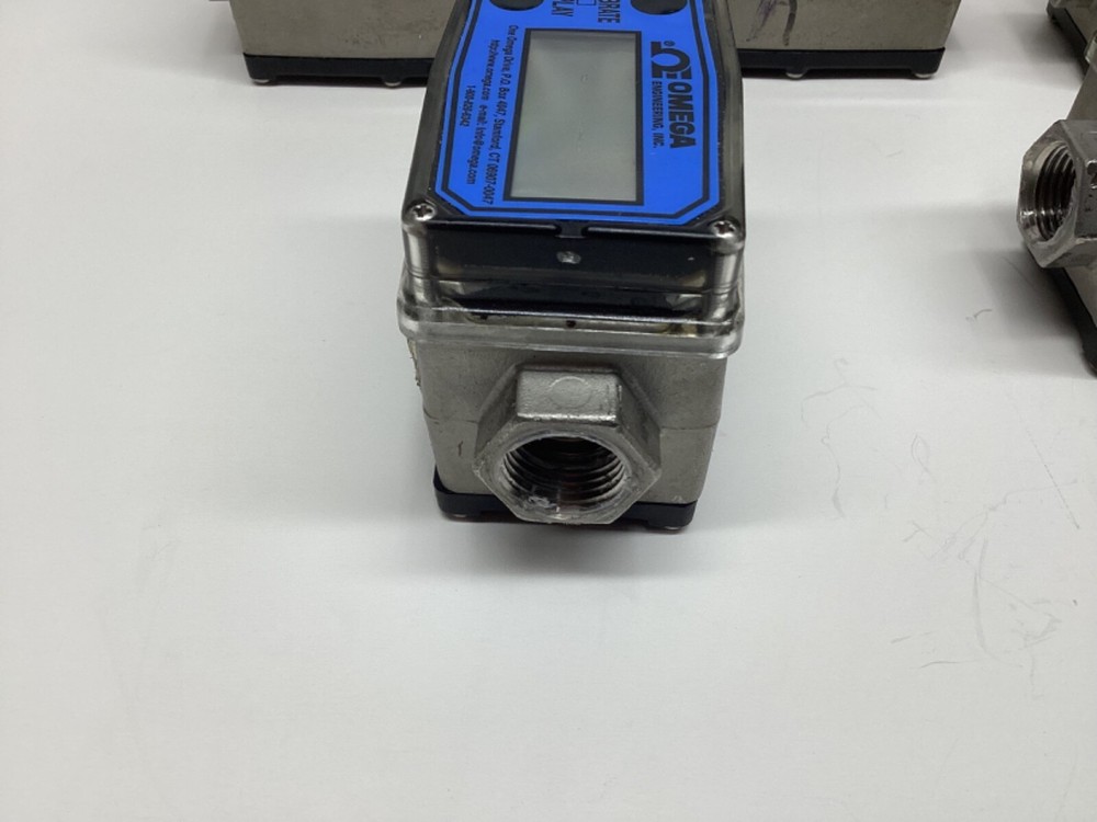 OMEGA ENGINEERING FLOW METER LCD DISPLAY FTB791 PARTS ONLY UNABLE TO TEST