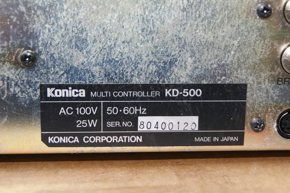 KONICA KD-500 Multi Controller Japan nice USED color select Video In / Out