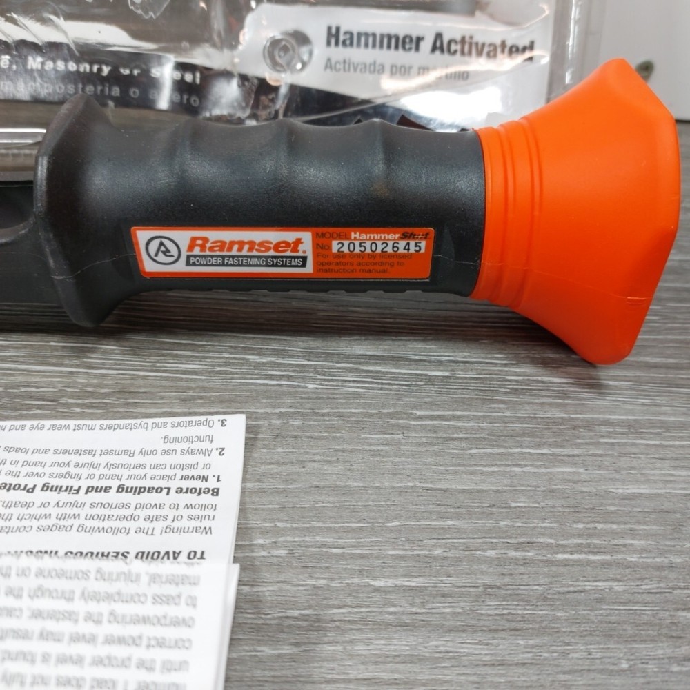 Ramset 22 Cal. HammerShot Powder Actuated Tool Open Box