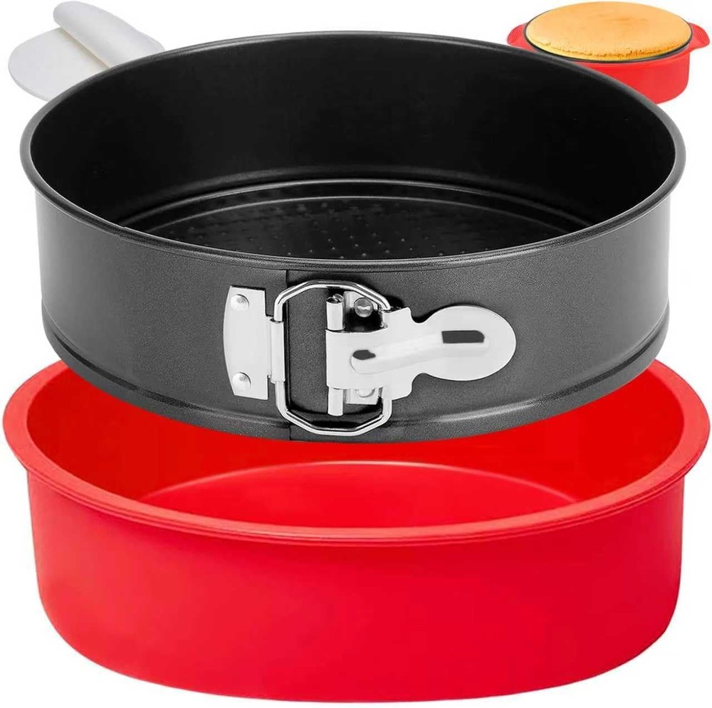 Springform Pan 9 Inch Nonstick, 9 Cheesecake 9", Dark Gray