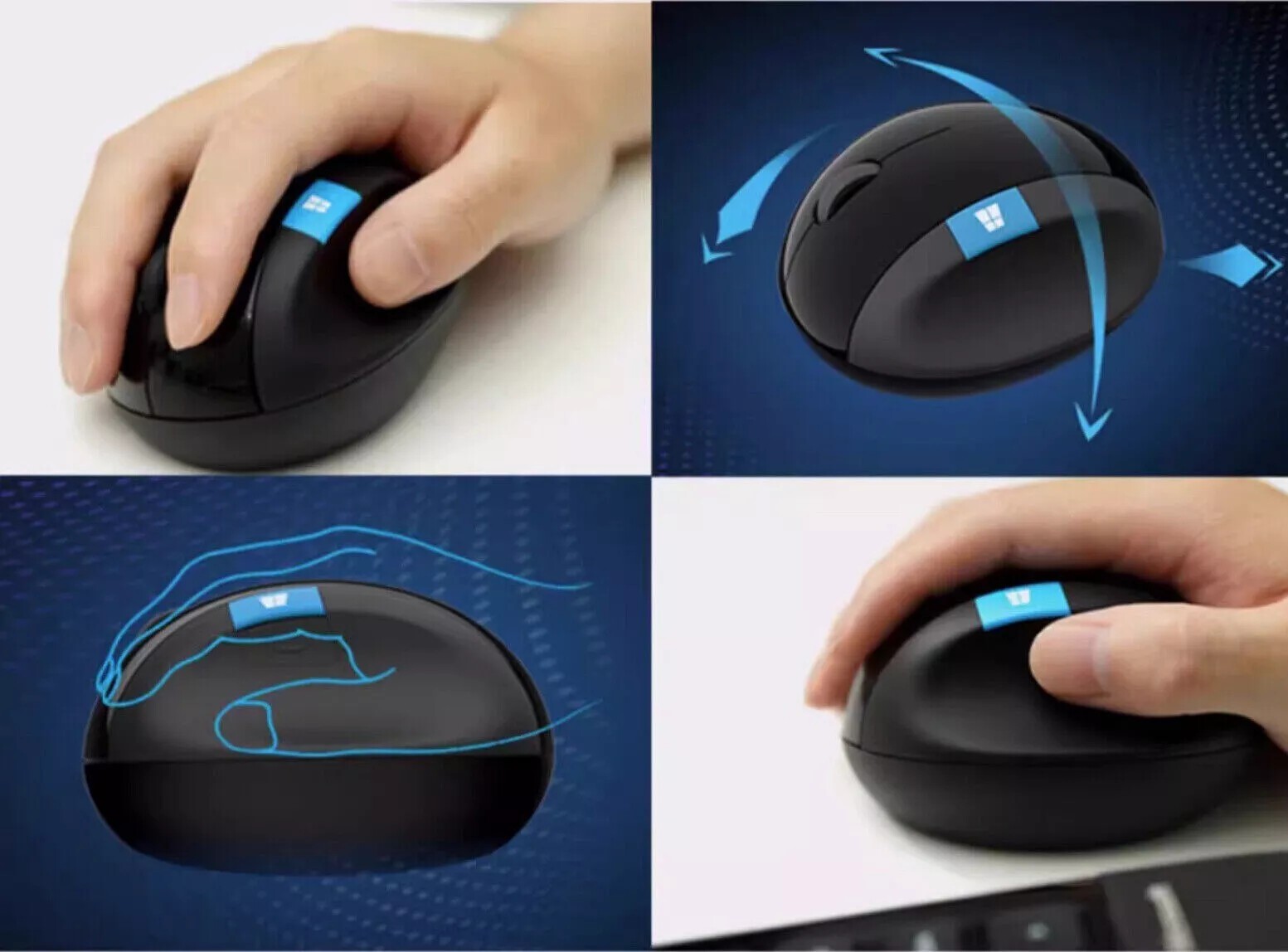 For Microsoft Sculpt Ergonomic Mouse (L6V-00001)