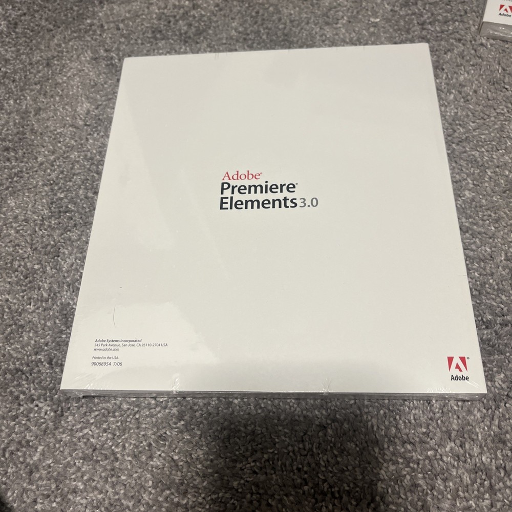 Adobe Premiere Elements 3.0 User Guide Sealed
