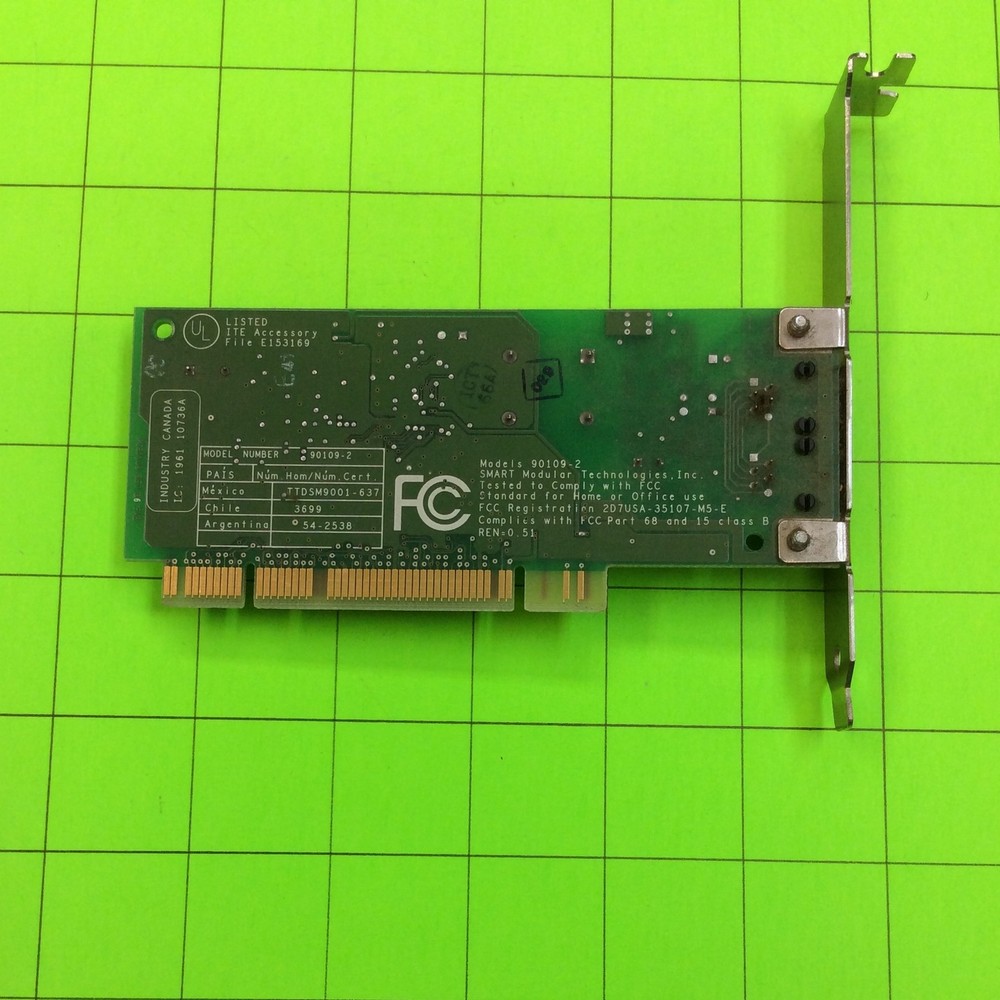 Desktop Computer Smart Modular Fc 5187-1022 90109-2 Modem
