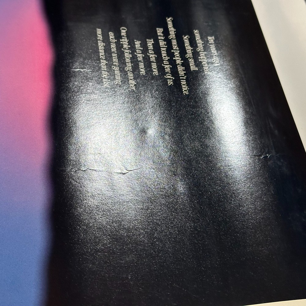 SUPER RARE _ APPLE COMPUTER 10th ANNIVERSARY RIPPLE POSTER _ AUTHENTIC _ 1987