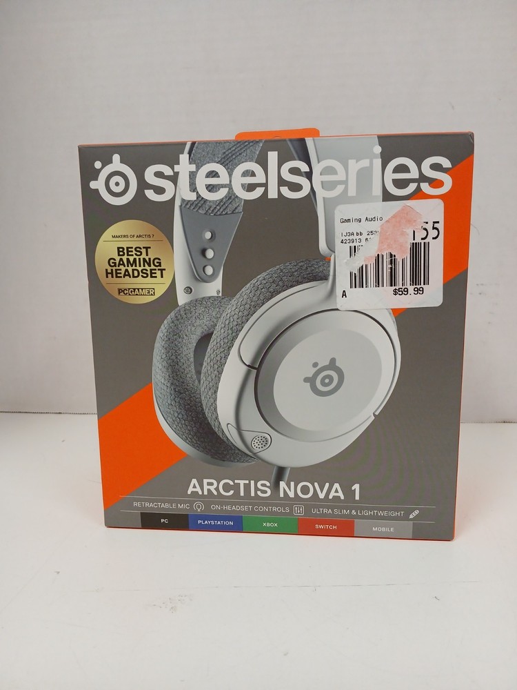 Steelseries Arctis Nova 1 Wired Gaming Headset, White