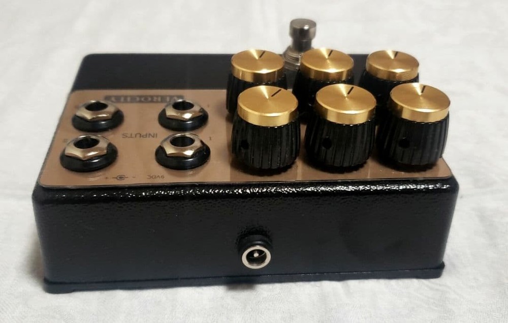 Verocity Effects PLEXIGLASS Marshall 1959 Emulator 8 Knobs Guitar Pedal