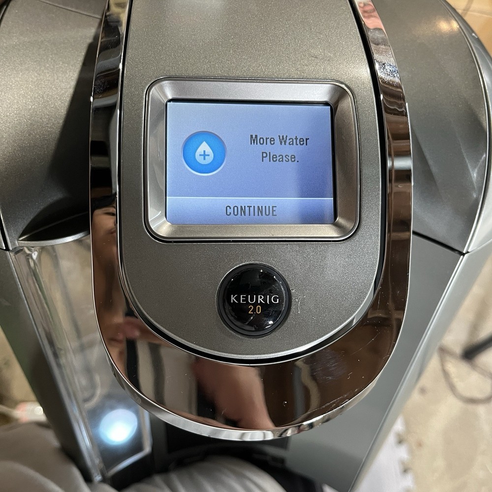 Keurig 2.0 K2.0-500 Touchscreen Digital Coffee Maker KCup Brewer Silver