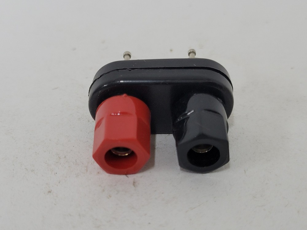 12X dual 5 way binding posts - red & black