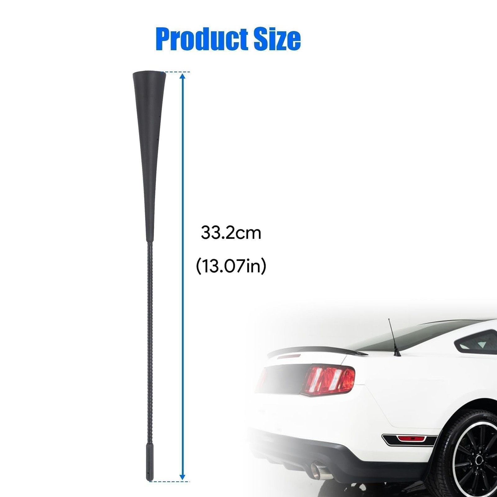 Roof Radio Car Antenna Mast Compatible with Mustang 2010 2011 2012 2013 2014 ...