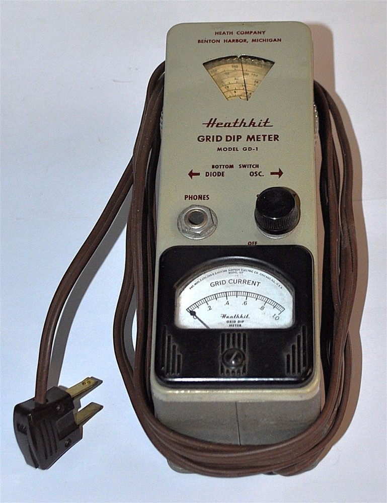 HEATHKIT GRID DIP METER GD-1B COMMERCIAL SURPLUS