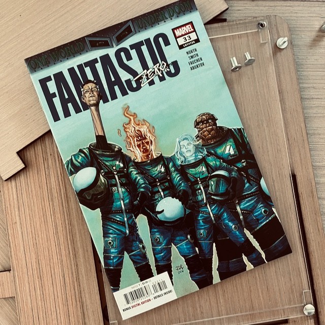 Comic Storage & Display Short Box PLUS Marvel's Fantastic Zero #33 Comic