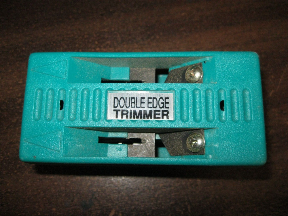 Double edge trimmer w/ Tungsten Carbide Blades used