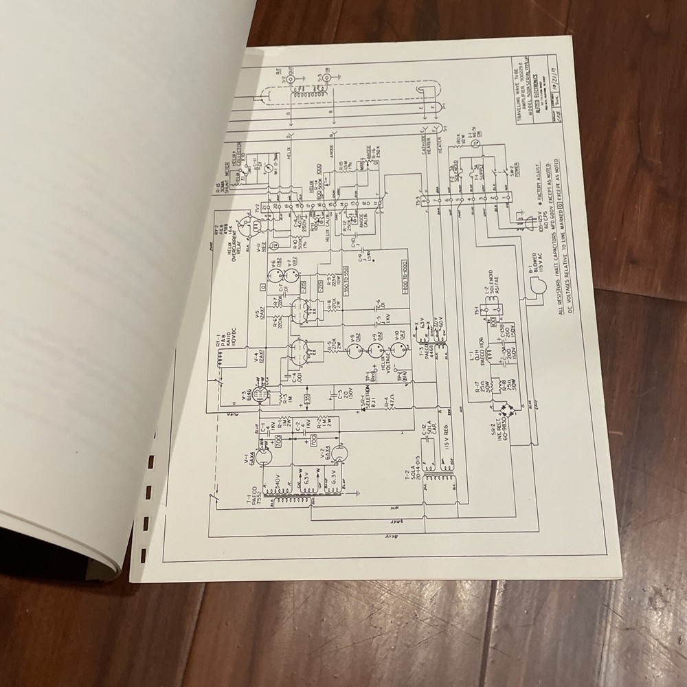 Alfred Electronics Model 502A Microwave Amplifier Instruction Manual