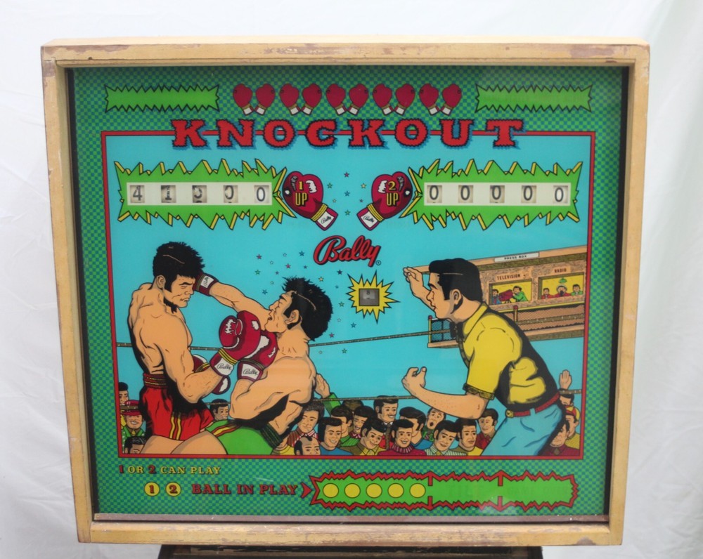 1975 Bally Knockout Pinball Machine- Plays, Needs Some Work