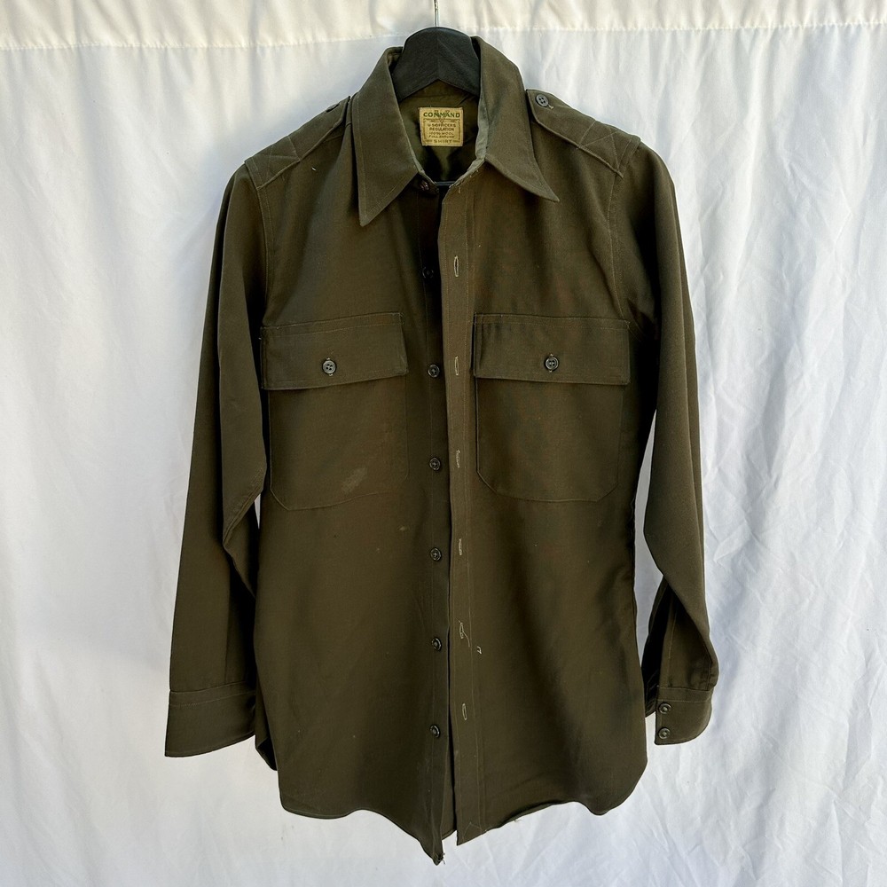 WWII US Army Tailored Officer Shirt Command V