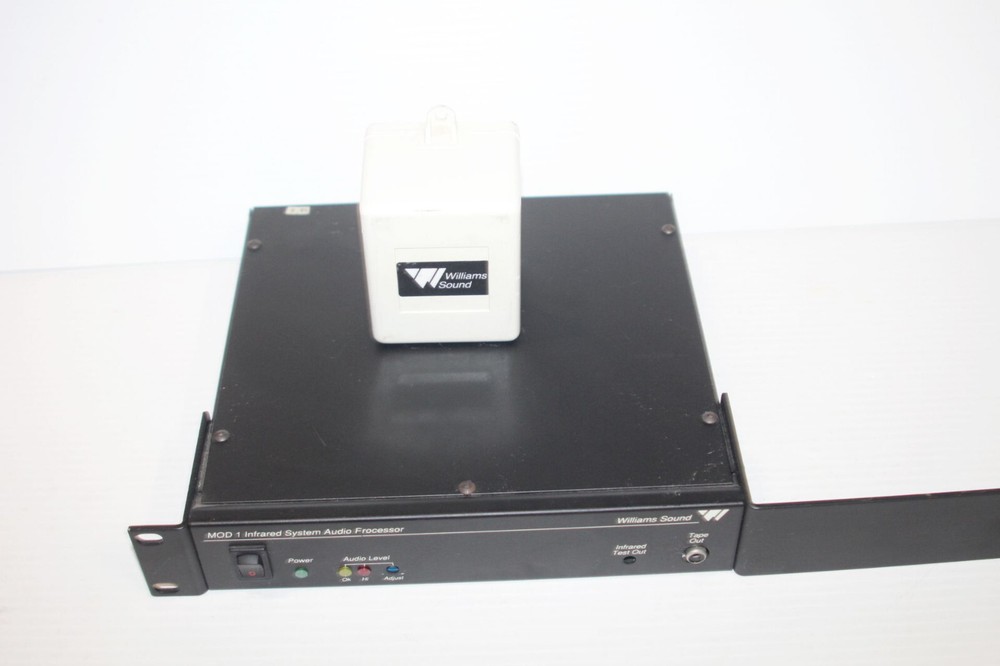 Williams Sound Mod 1 Infrared System Audio Processor Modulator + Power Supply