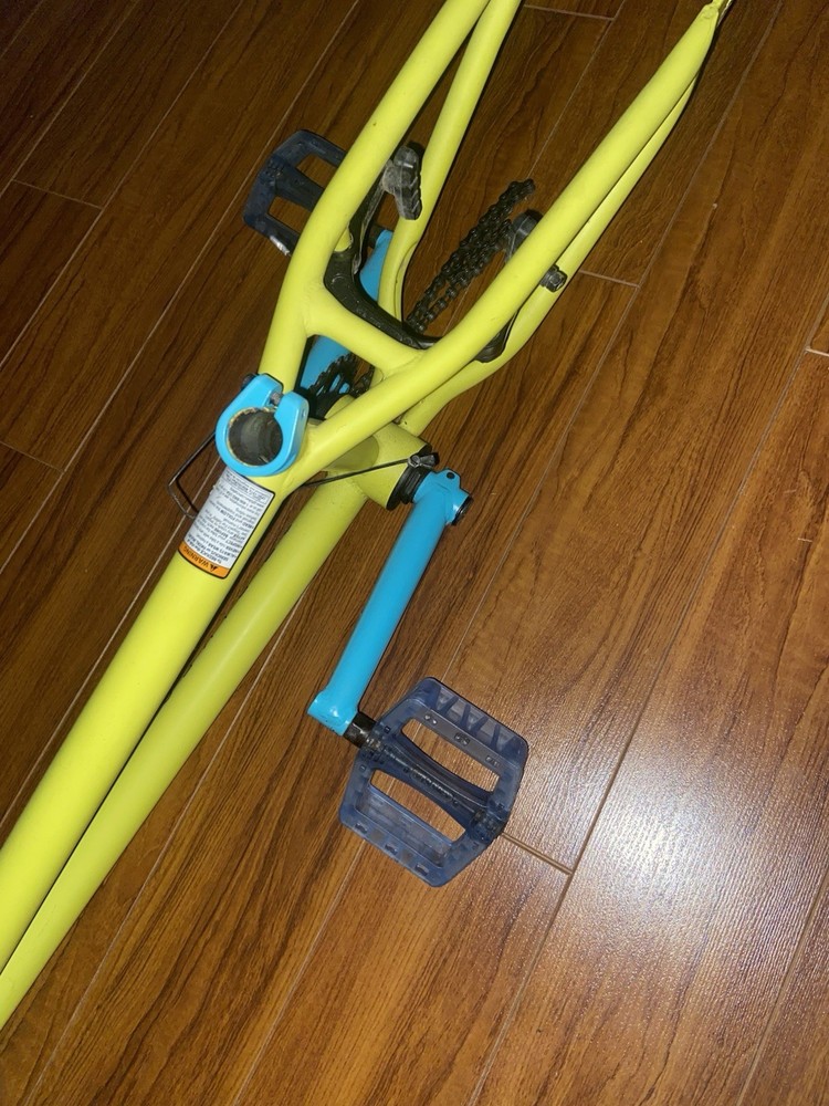 YELLOW GT BMX FRAME!