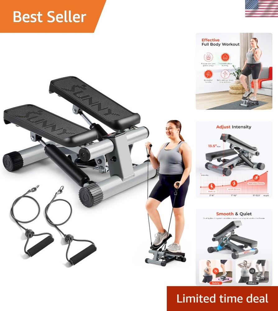 Versatile Mini Stepper for Home Workouts - 300lb Capacity, Easy Storage Solution