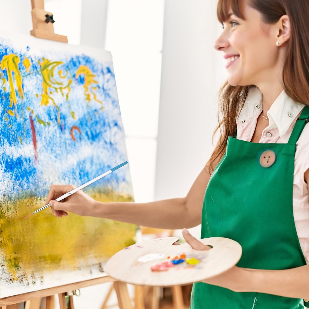 Script Liner Brush, 6 PCS Highly Flexible Paint Brushes Extra Long Fine Point...