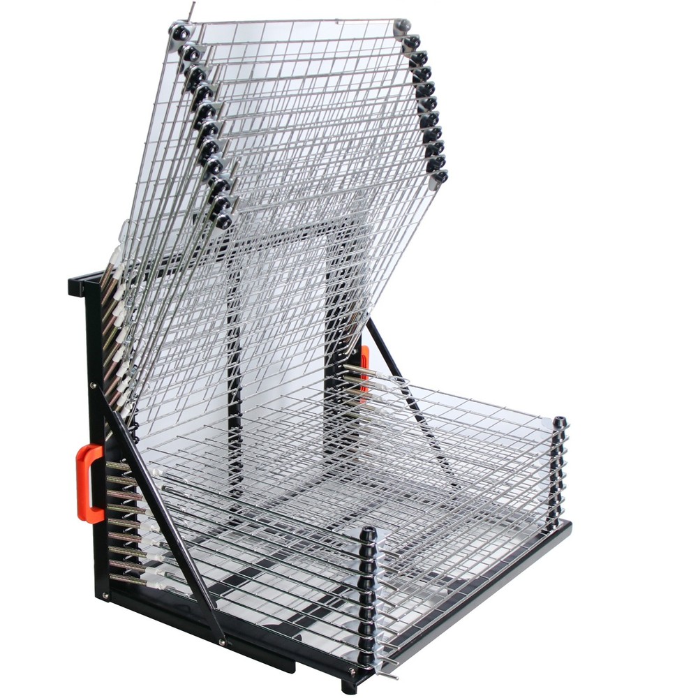 20 Layers Desktop Flat Push-pull Type Drying Rack Storage Rack Tool N25-4060