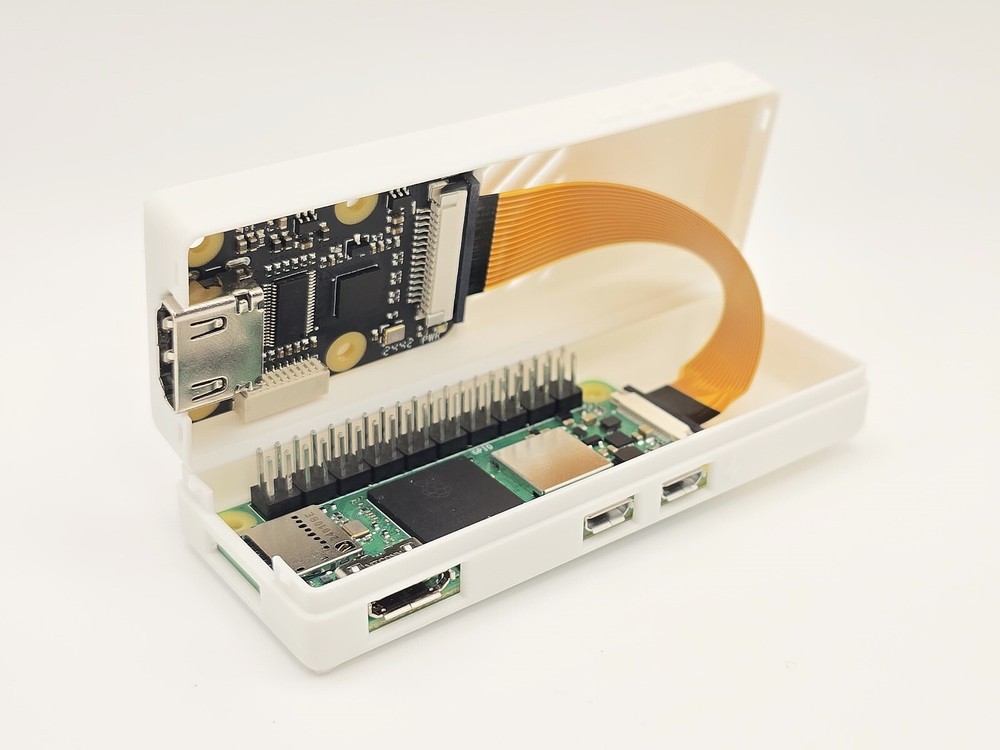 LeapFab Case for Raspberry Pi Zero 2W - Low-Profile for PiKVM / HDMI-CSI-2