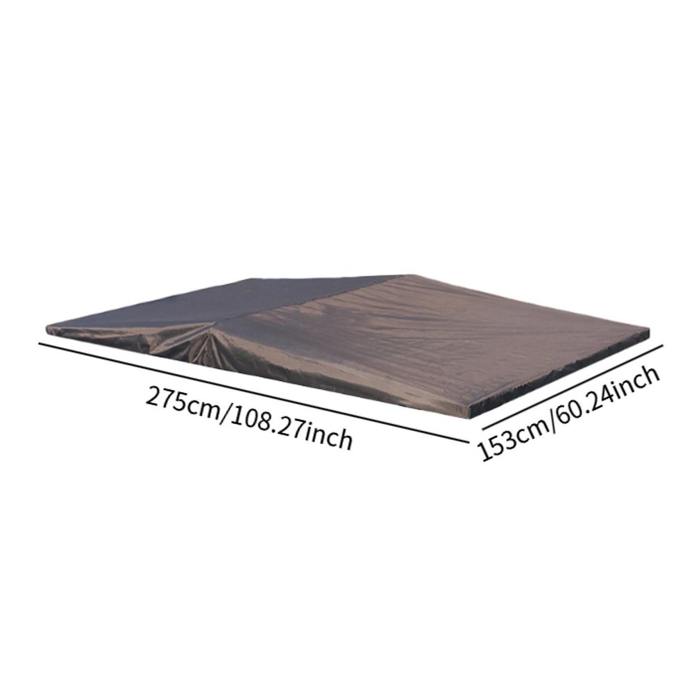 Pong Table Cover Windproof Folding Portable Reinforced Stitching Protective