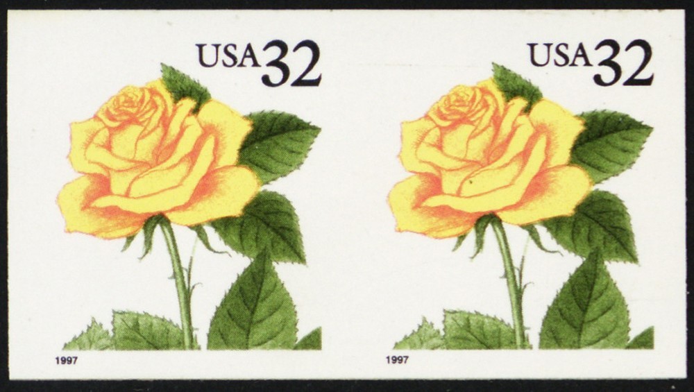 3054a, Mint VF NH Imperforate Pair Error - Stuart Katz
