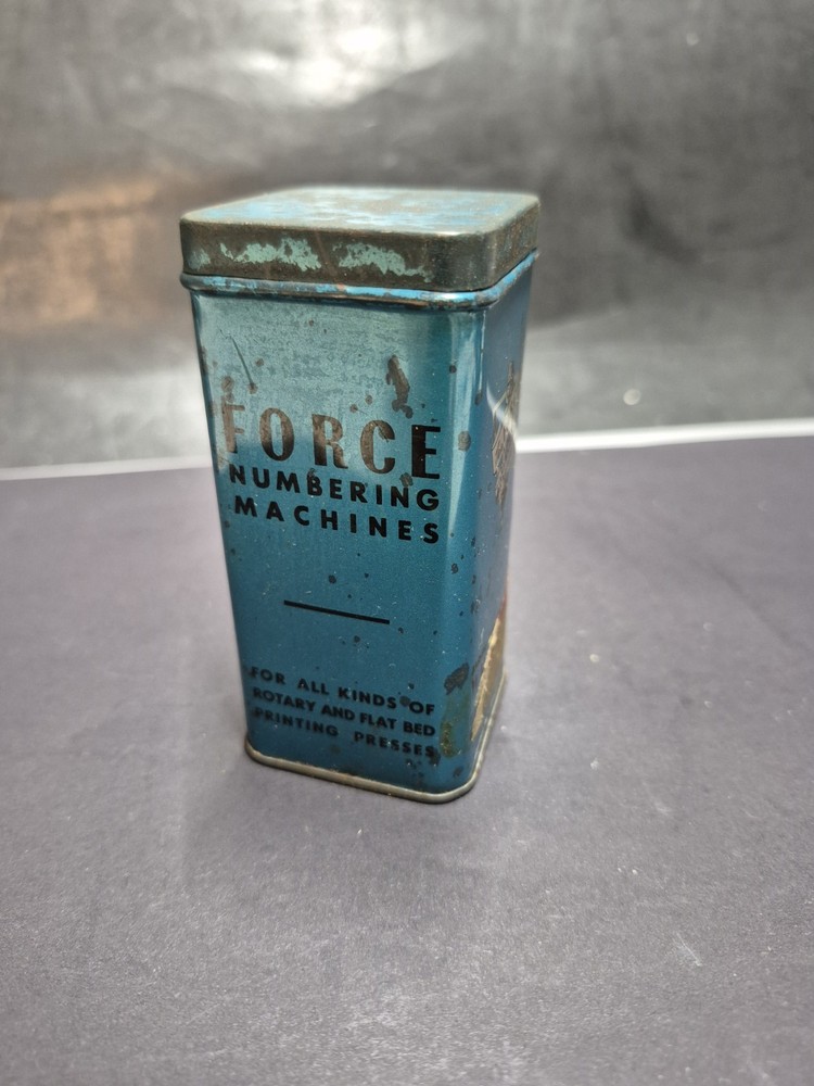 Rare Force Numbering Machine. Tin Only