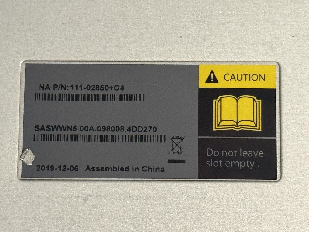 NetApp IOM12 SAS 12Gbps Storage Controller 111-02850+C4 NICE!