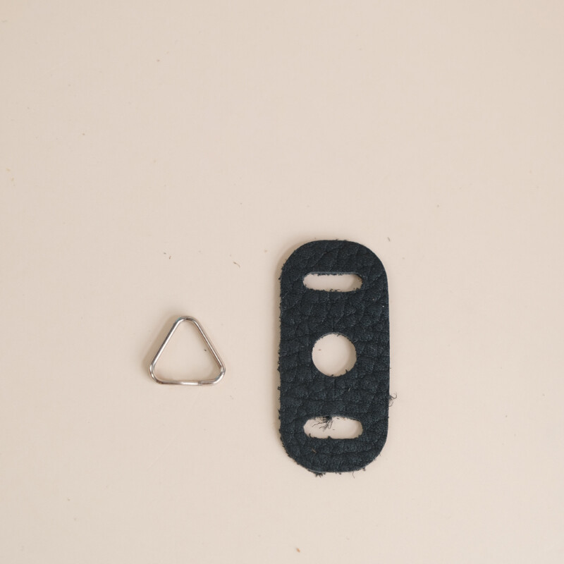 Handmade Cowhide Protector Cover Pad Lug Camera Straps Triangle Split Ring Hook