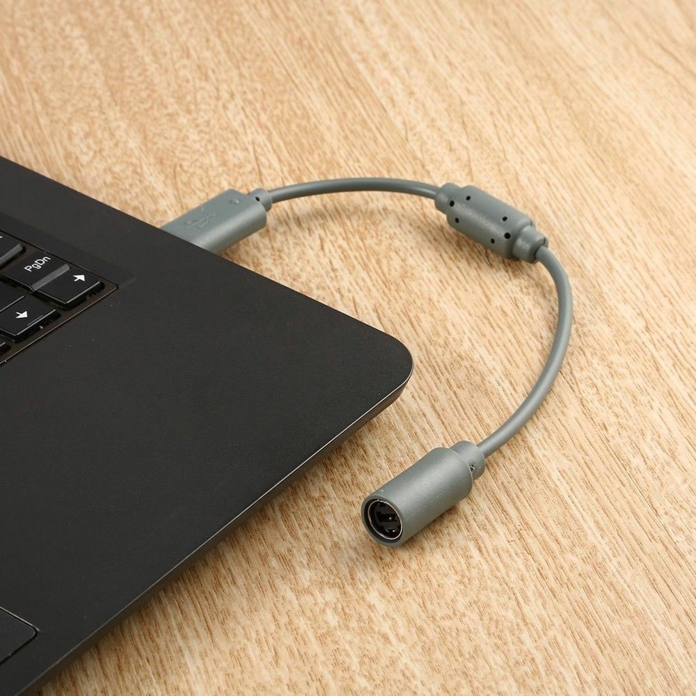 USB Breakaway Dongle Cable Cord Adapter For Xbox 360 PC Wired Controller