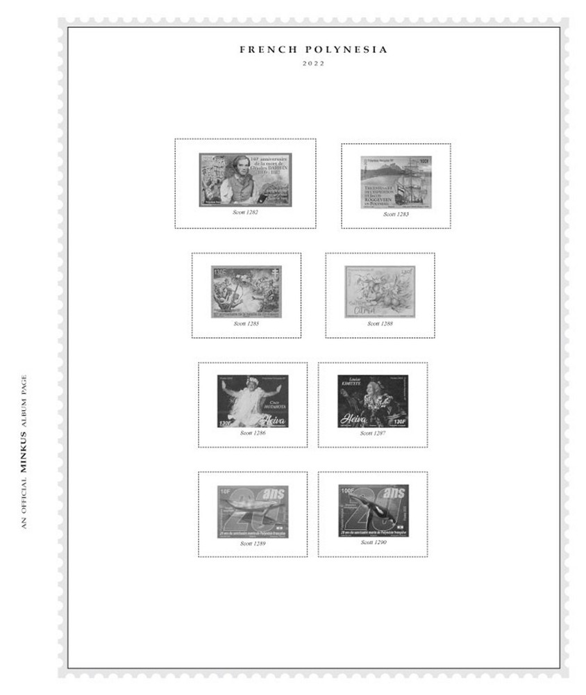MINKUS WORLDWIDE Global Album Pages for Stamps released in 2022 PART 1 - MGL123
