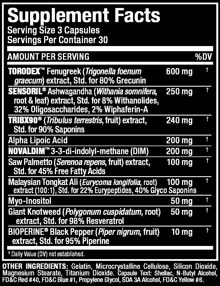 ALLMAX TESTO-FX, Testosterone Booster, 90 Capsules (2 Bottles)
