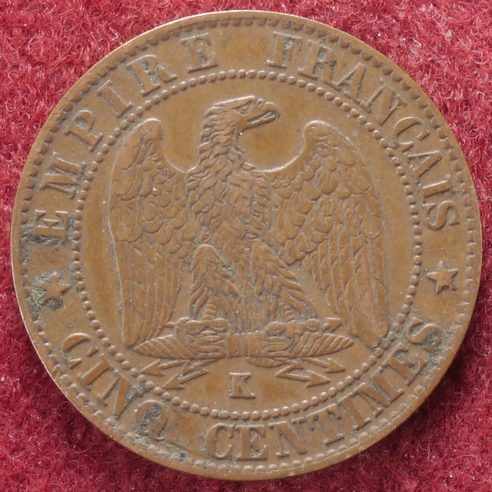 France 5 Centimes 1864 K (E2203)
