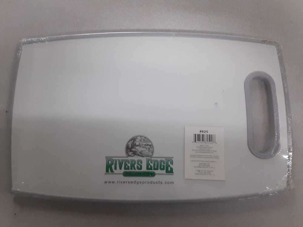 Rivers Edge Antibacterial Plastic Cutting Board With Running Deer