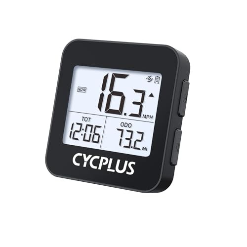 GPS Bike Computer, Wireless Cycling Computer with Automatic Backlight, G1