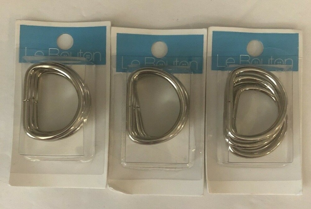 Le Bouton "D" Ring set of 3