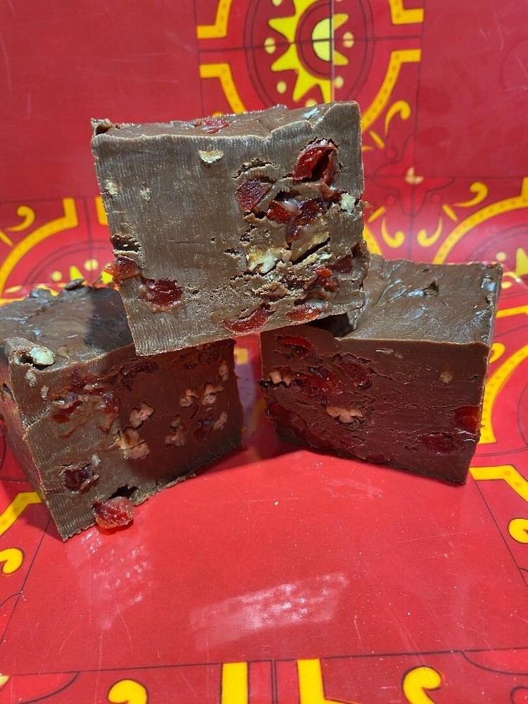 Milk Chocolate Cherry Pecan Fudge 1/2 pound