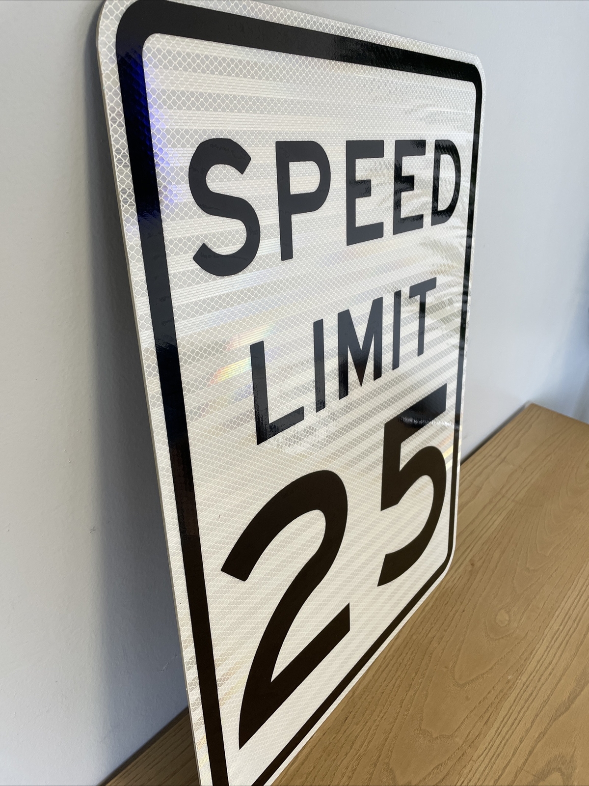 Speed Limit 25 Sign, 18” x 24” Aluminum, Highly Reflective Road Sign